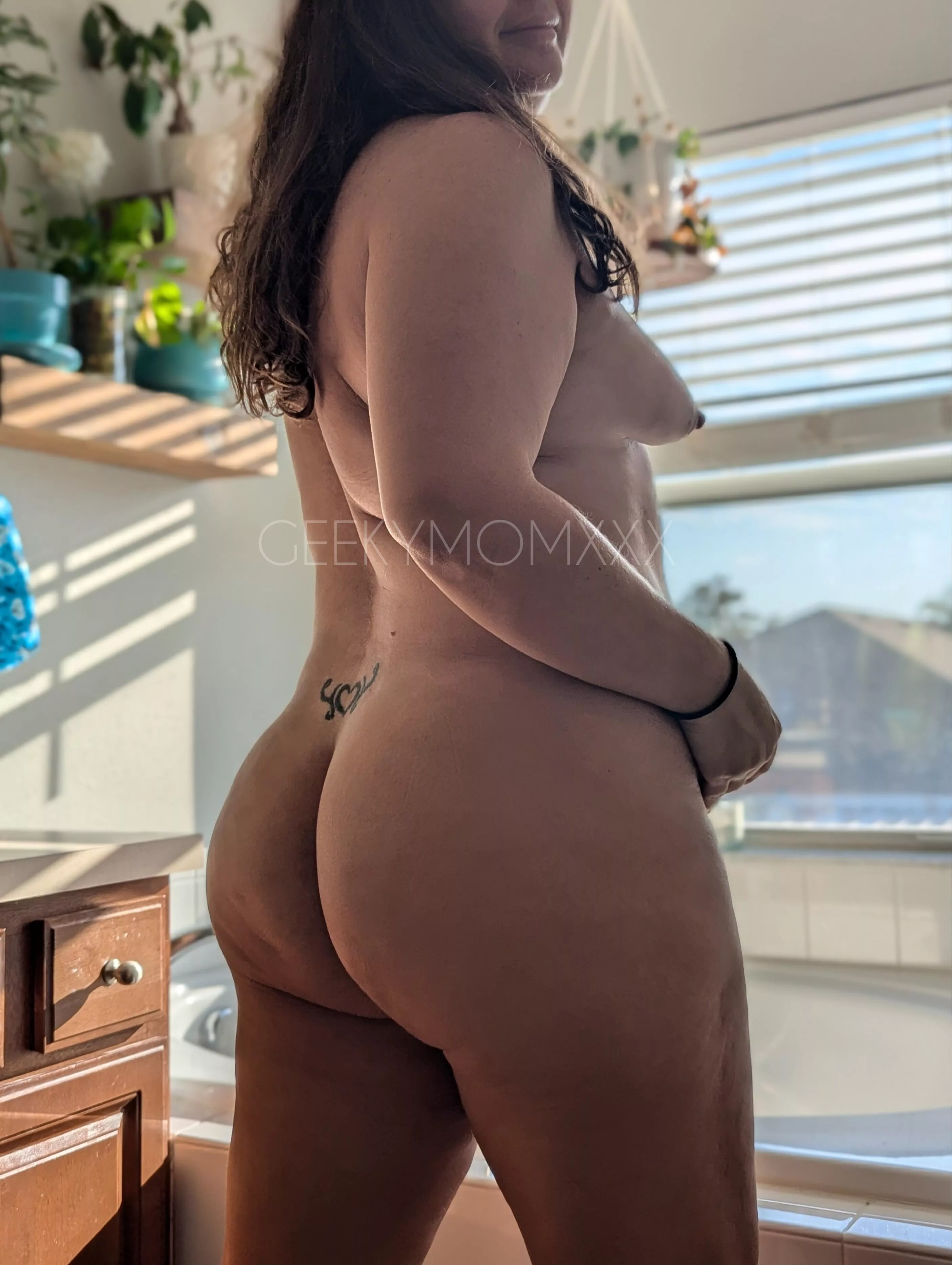 Fresh from the shower 