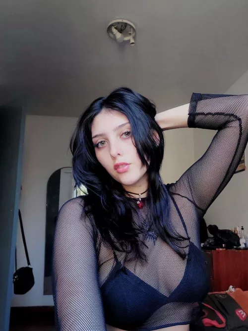 good girl in the morning, naughty goth in the evening