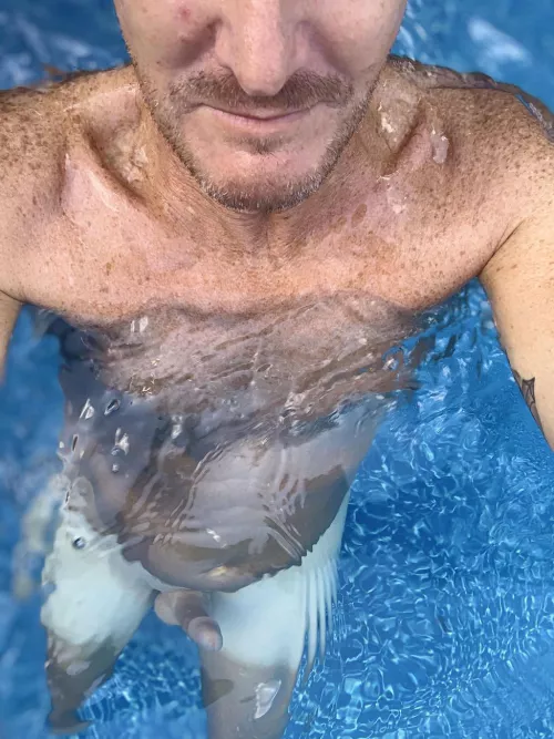 I always love being in the pool