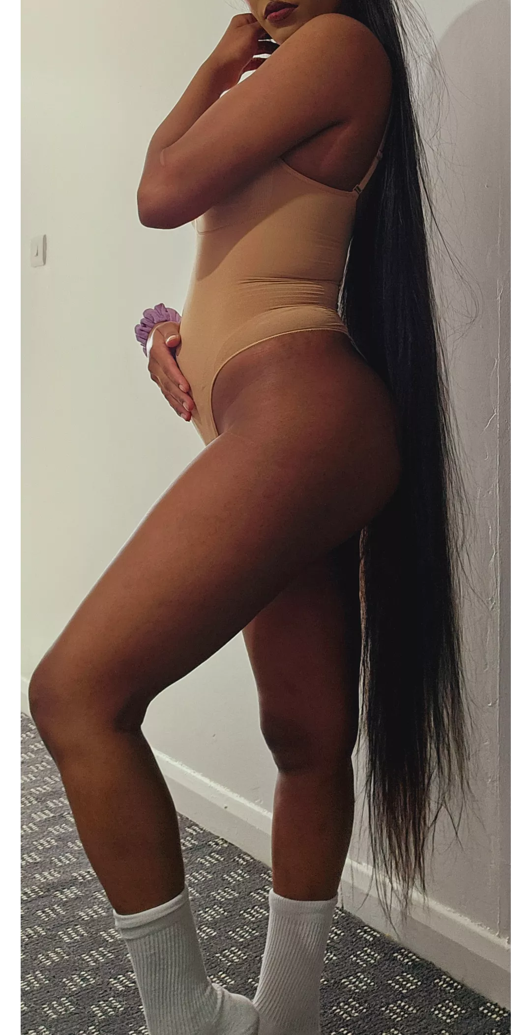 It wont take much longer and my hair will touch the ground whilst walking 