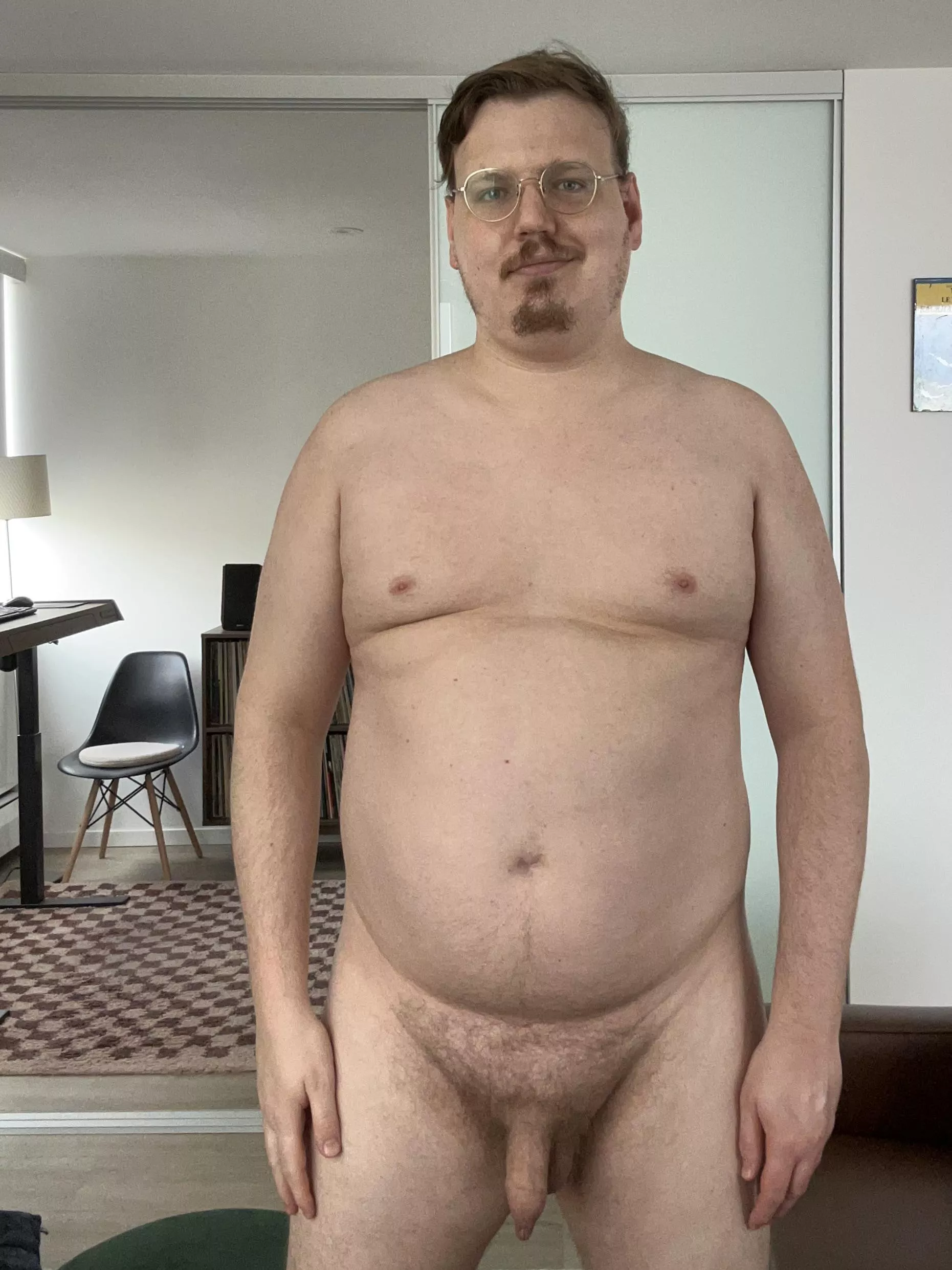 Just being naked at home :)