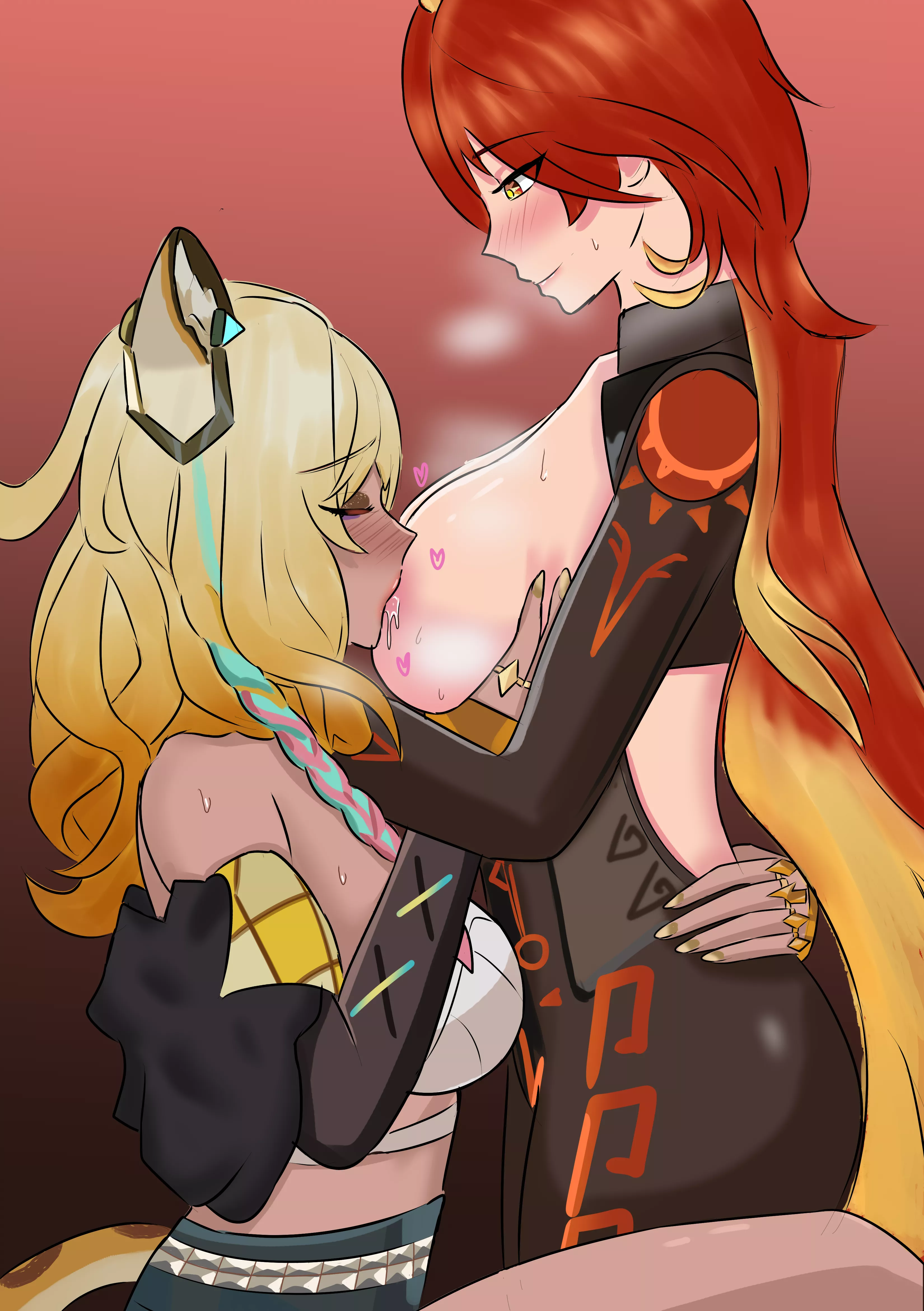 Mavuika rewards her hard-working kitten 