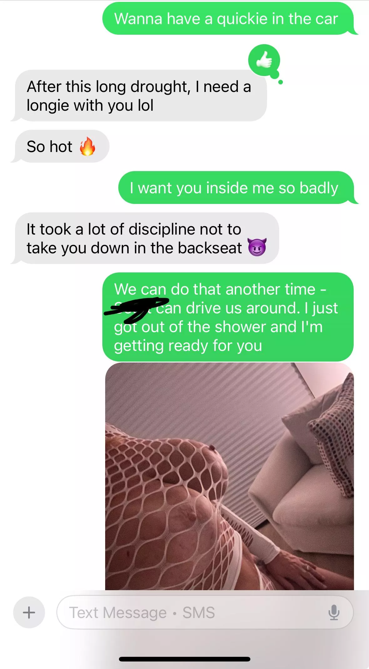 My husband doesn’t mind being my chauffeur while I’m fucking in the backseat! 