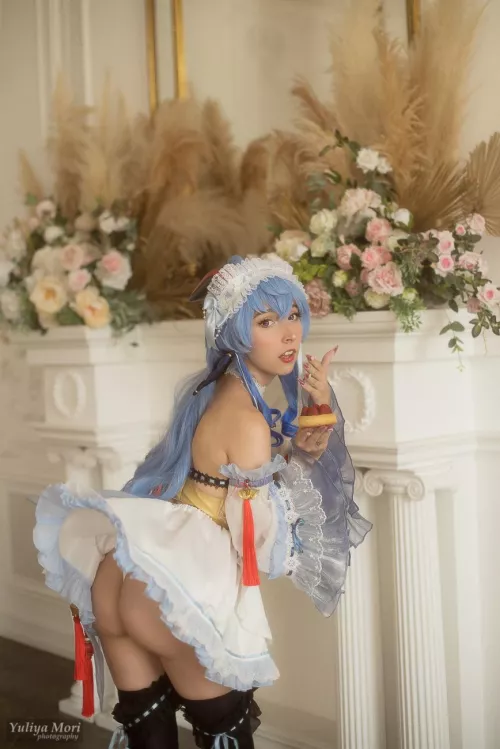 My meido Ganyu cosplay (Neekomari) 