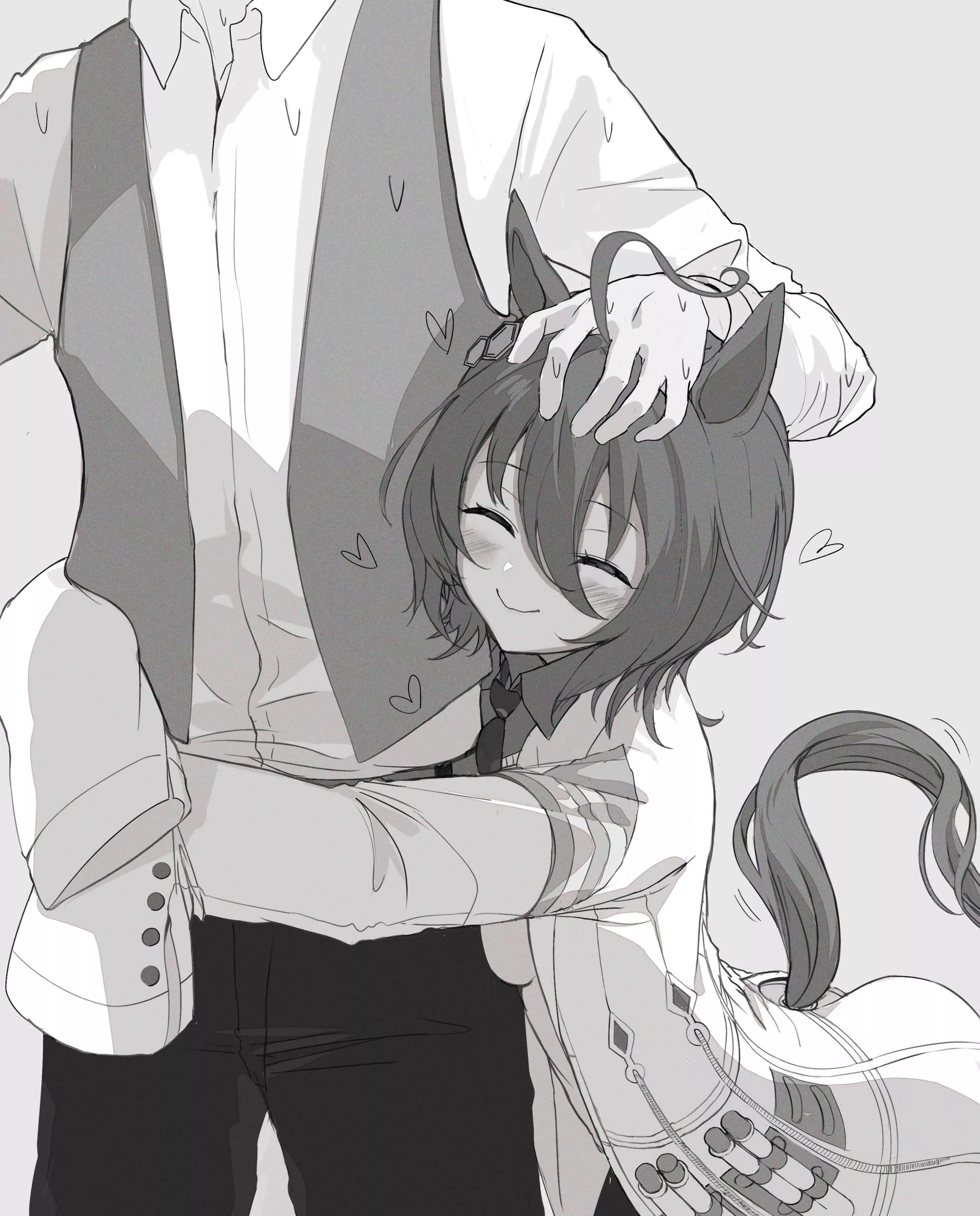 She thinks she's clingy, I think she's adorable 