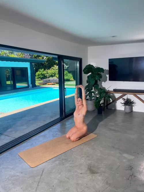 Stretching all the stress away 