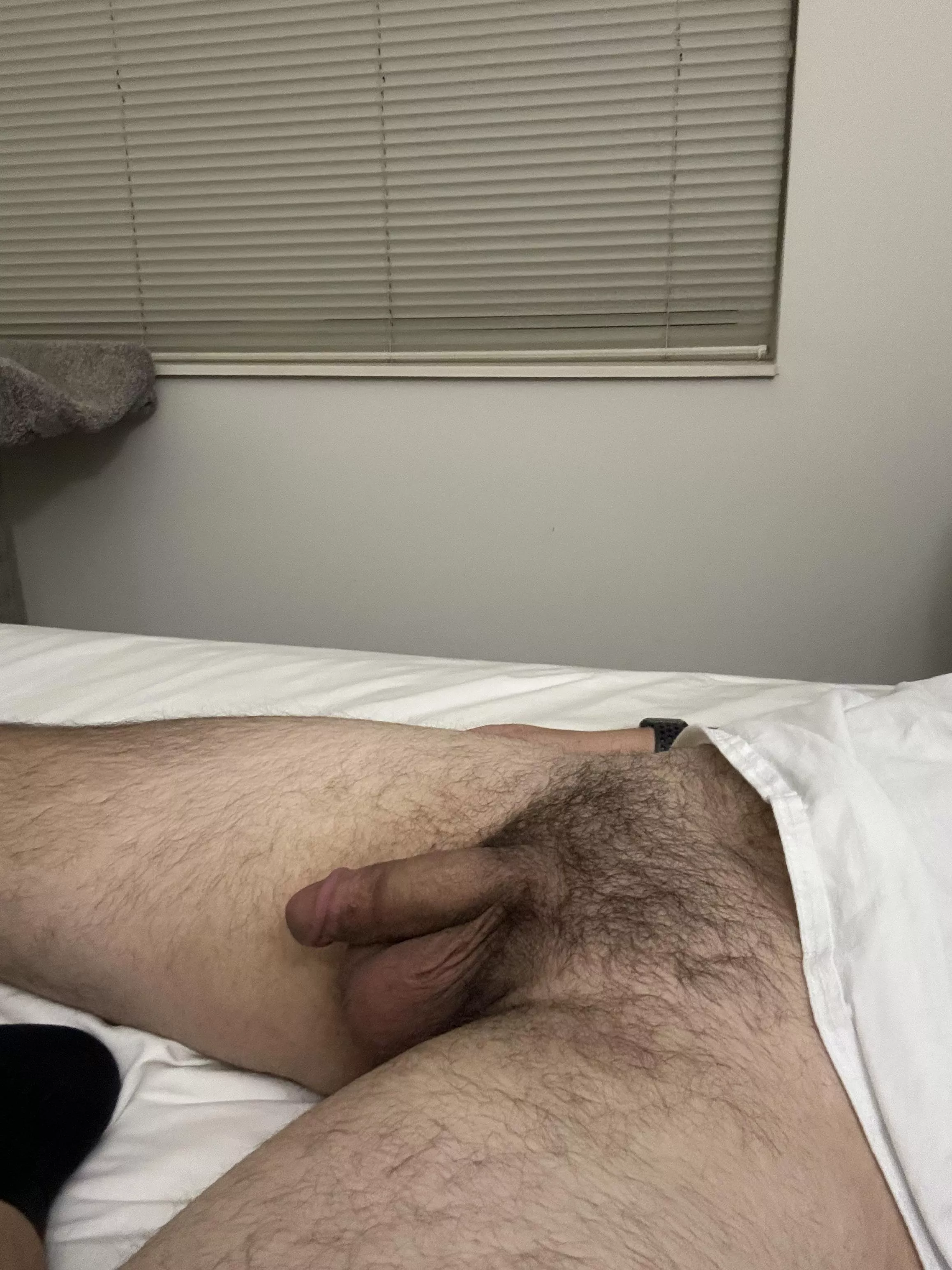 Swollen with cum
