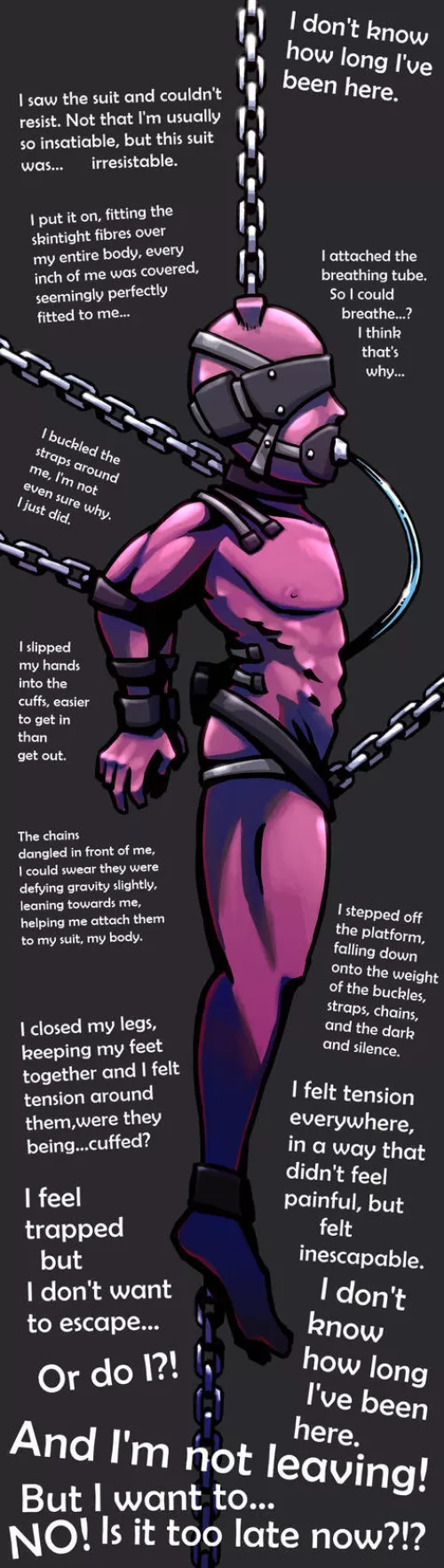 Trapped in selfbondage