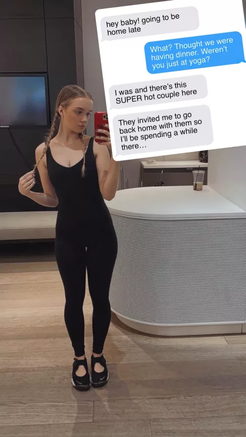 Your wife loves being a unicorn for sexy couples. She hasn’t fucked you in months. 