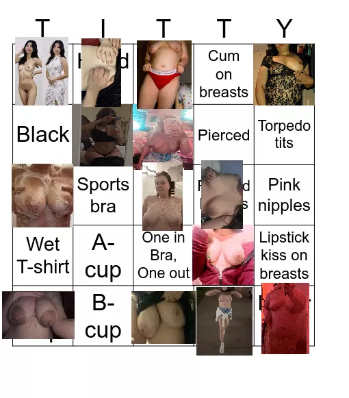 24 M & 26 F Who wants to help with our duo created titty bingo? (Collab with u/natyy-bi) 