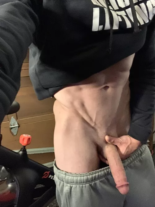 [42] Dad’s turn on the Peloton