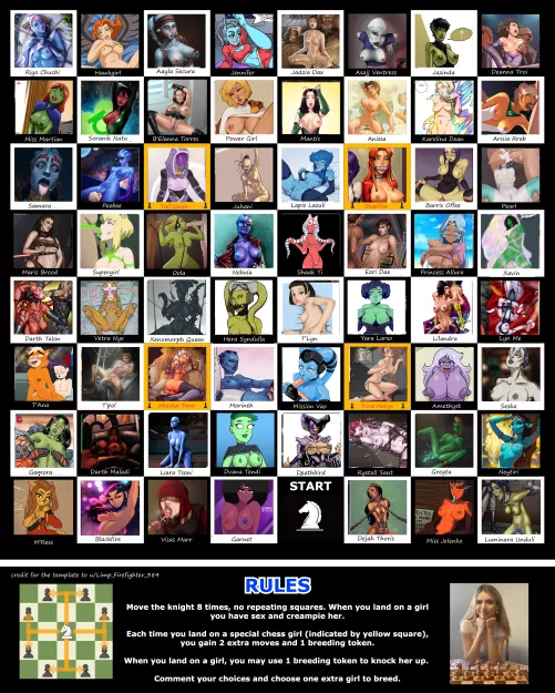 A Movement game with Alien Girls Only