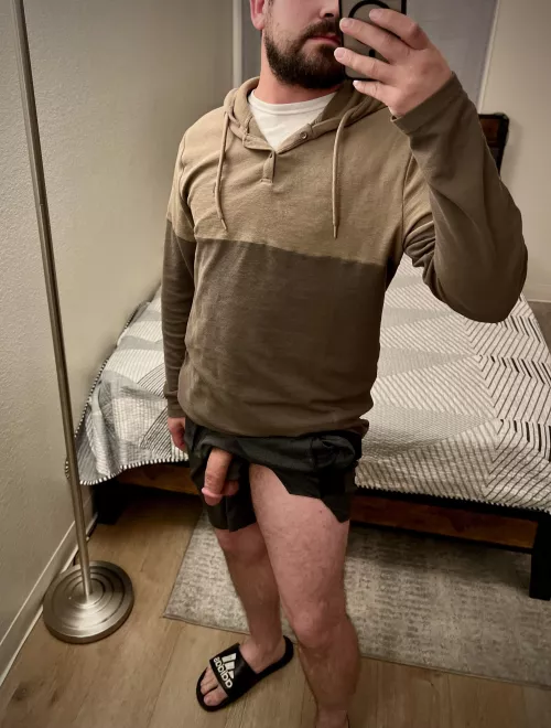 Ball stretching after work 