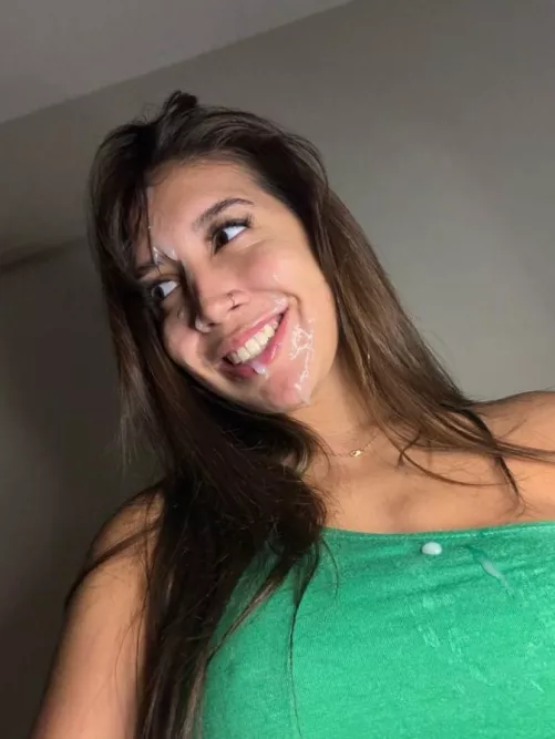 Cum on me, I like big portions