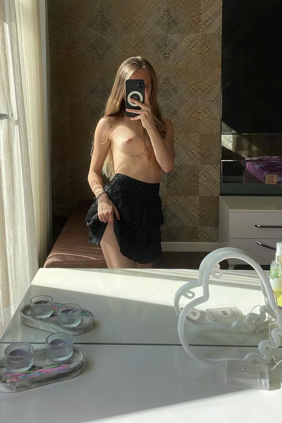 Daddy loves my little tits