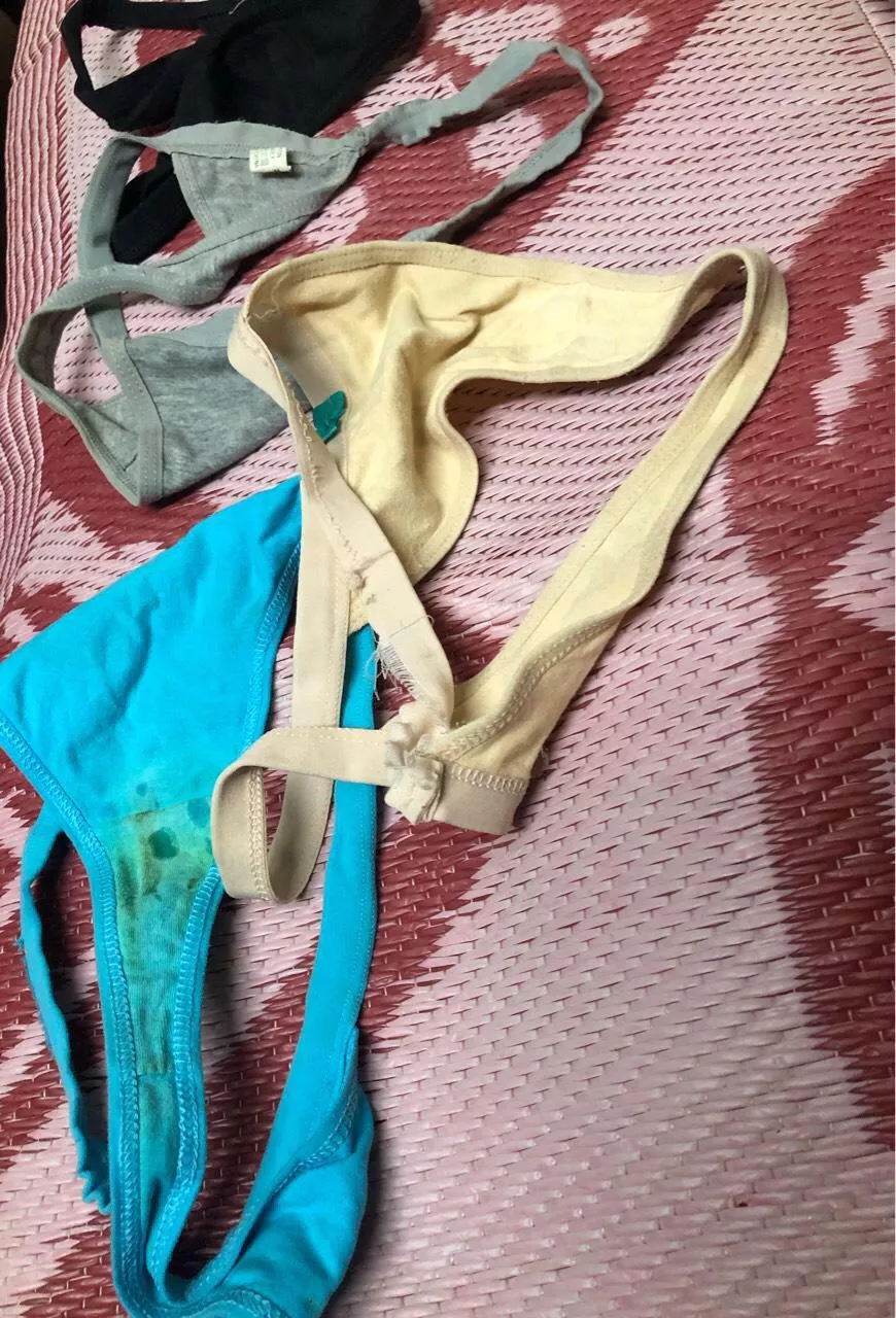 Dirty thongs of my wife 