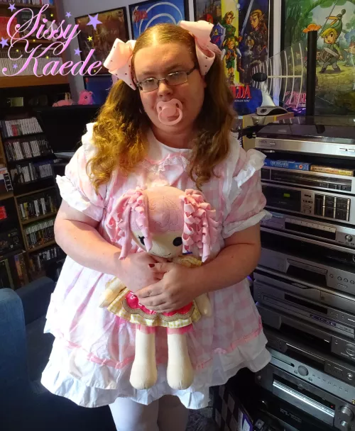 Felt cute, wanted to share. There is most definatly a dioaper under the dress hehe