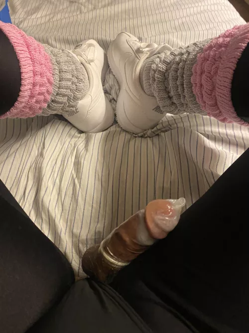 Filling up before my workout 😉 