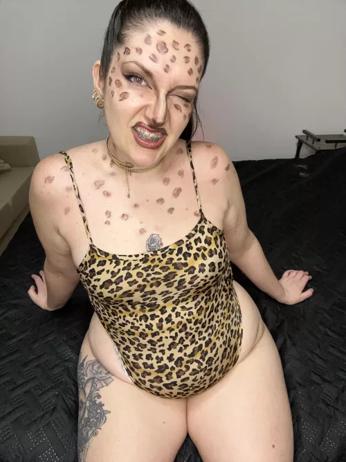 Have you ever seen a leopard with braces? 