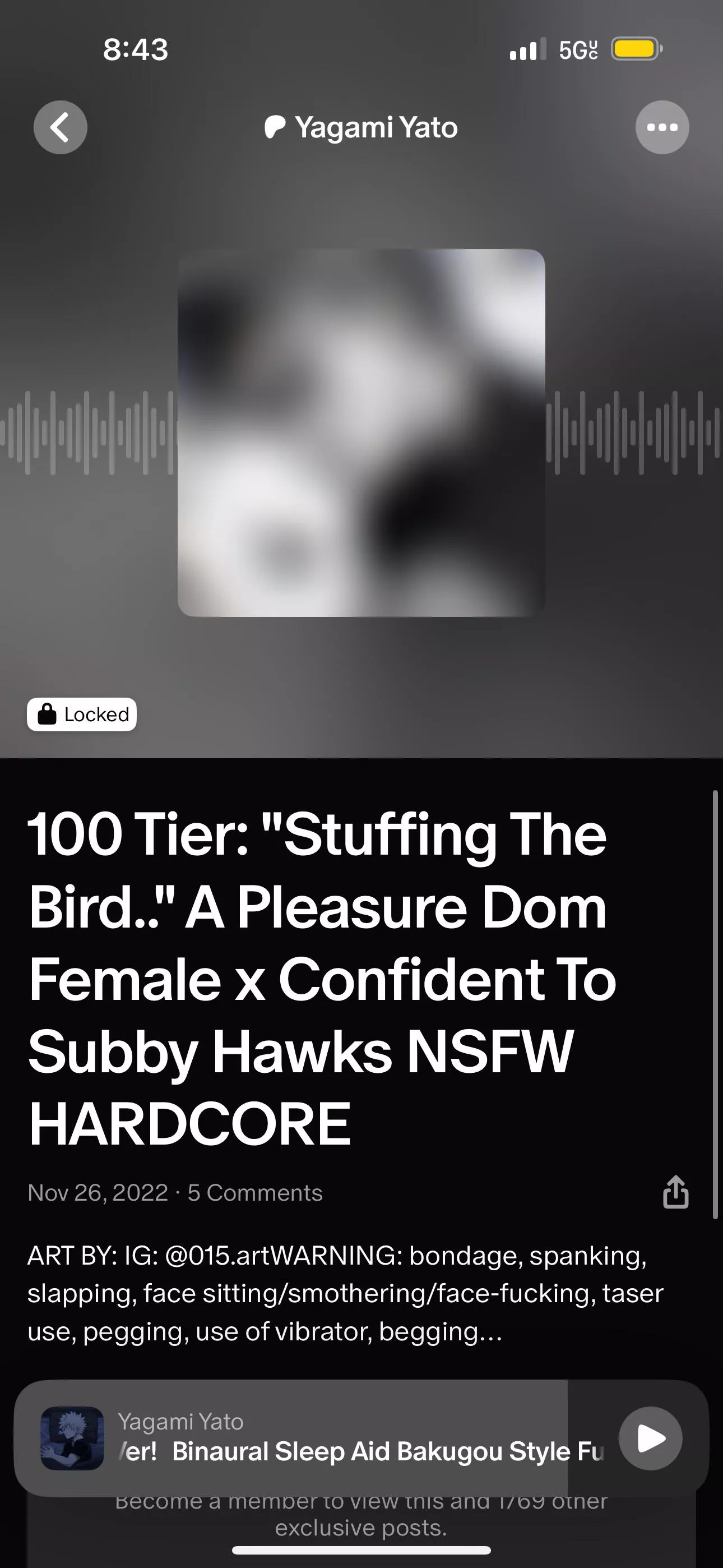 Hawks Audio needed… 