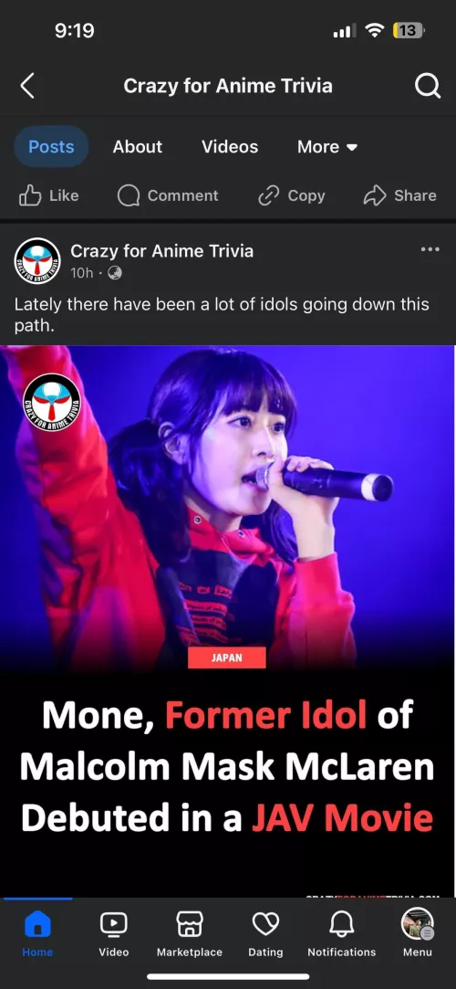 How many Idols who debuted in jav?