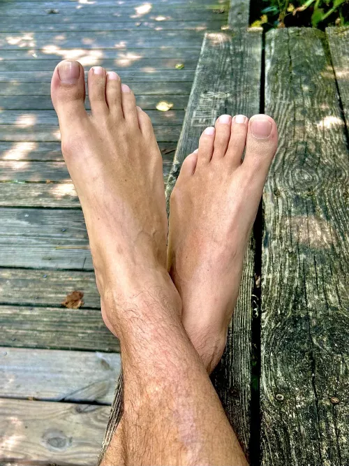 I can’t help it I’m just a barefoot boy!