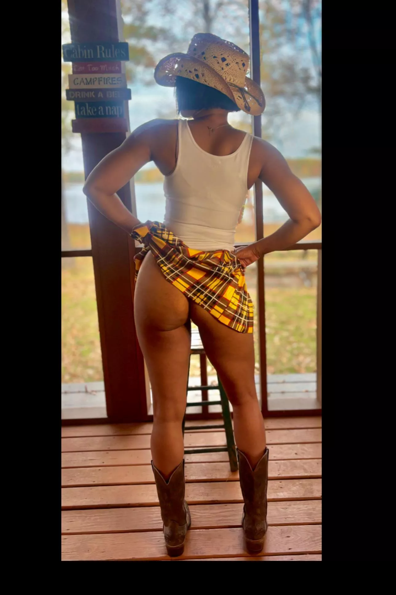 I got my Master’s degree in reverse cowgirl