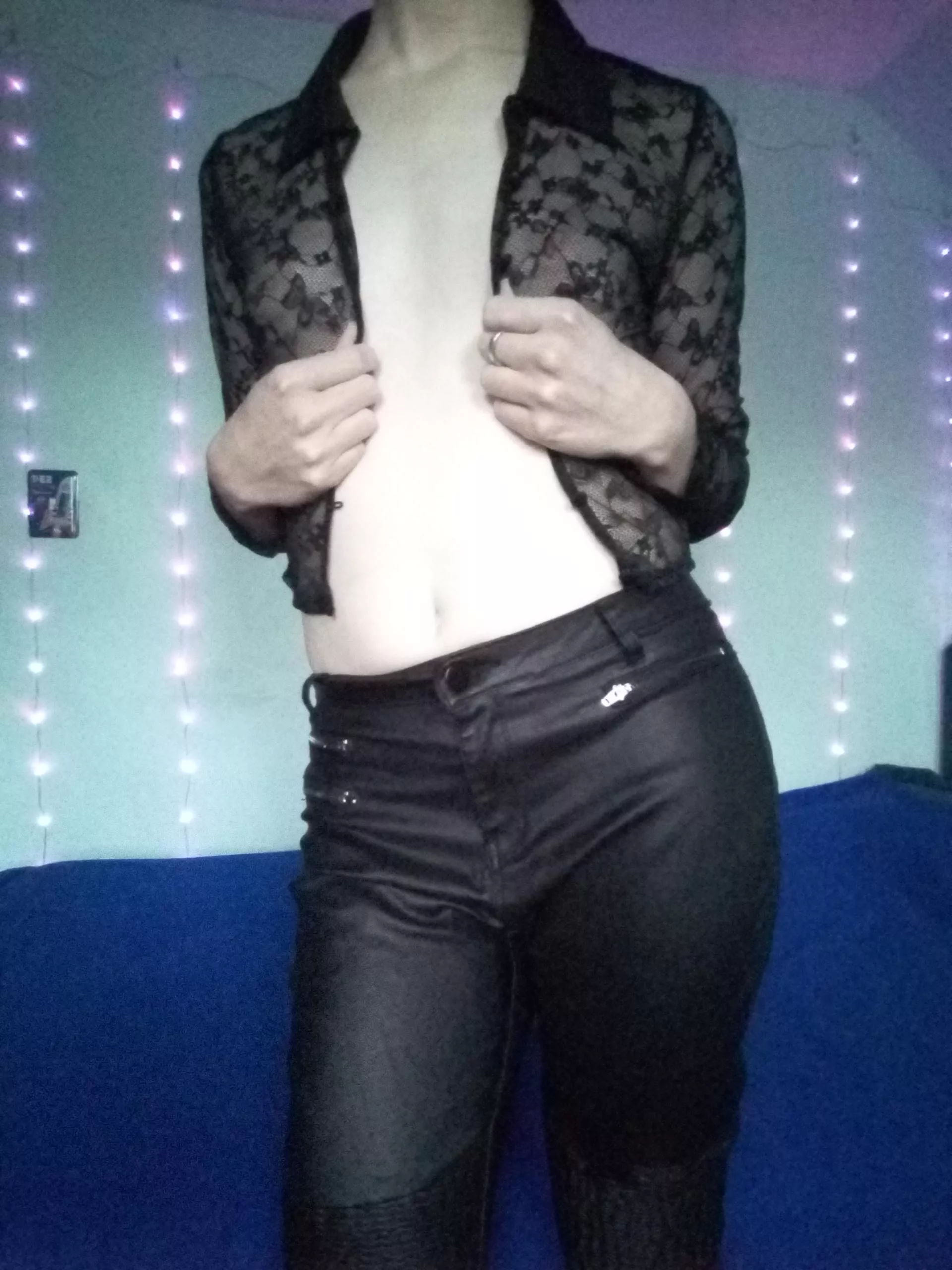 I think leather suits me, wouldn't you agree?