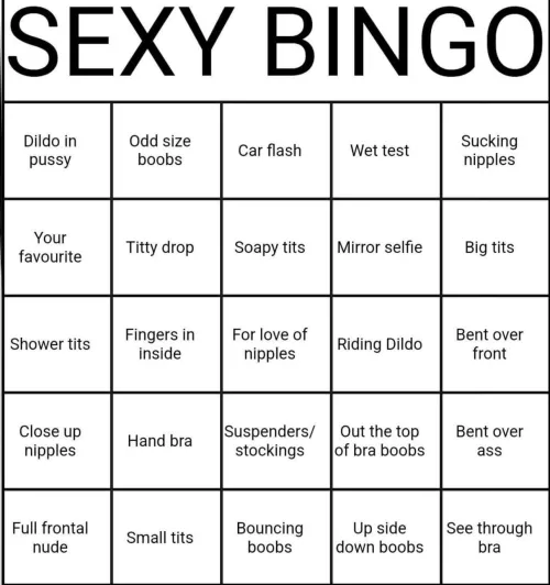 I’m doing this bingo thing for my birthday can you help?