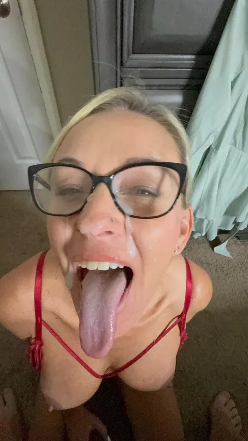 I’m glad I had eye protection on 