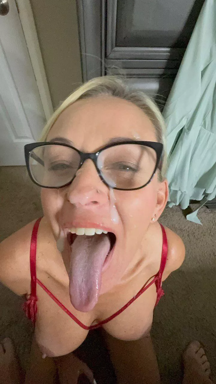 I’m glad I had eye protection on 