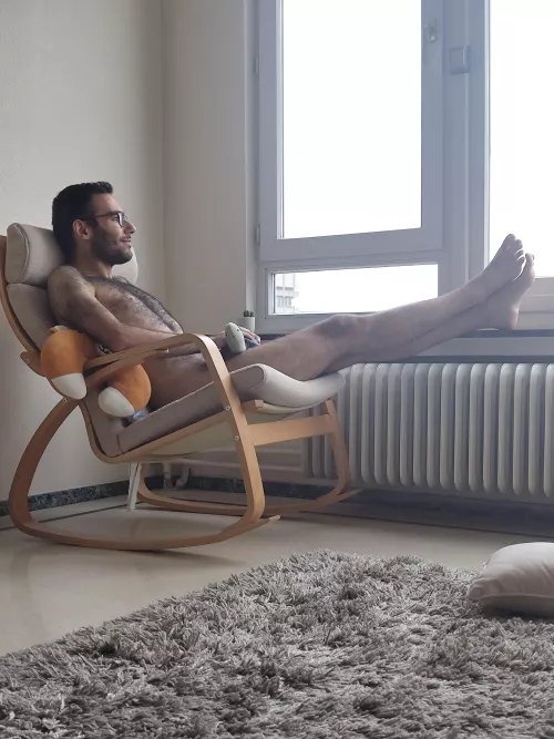 Just a quiet afternoon, enjoying the view and a rare moment of peace. Feels good to slow down, relax, and just let the world pass by for a bit. Any classy ladies out there who know how to appreciate a good chair, a good view, and good company?