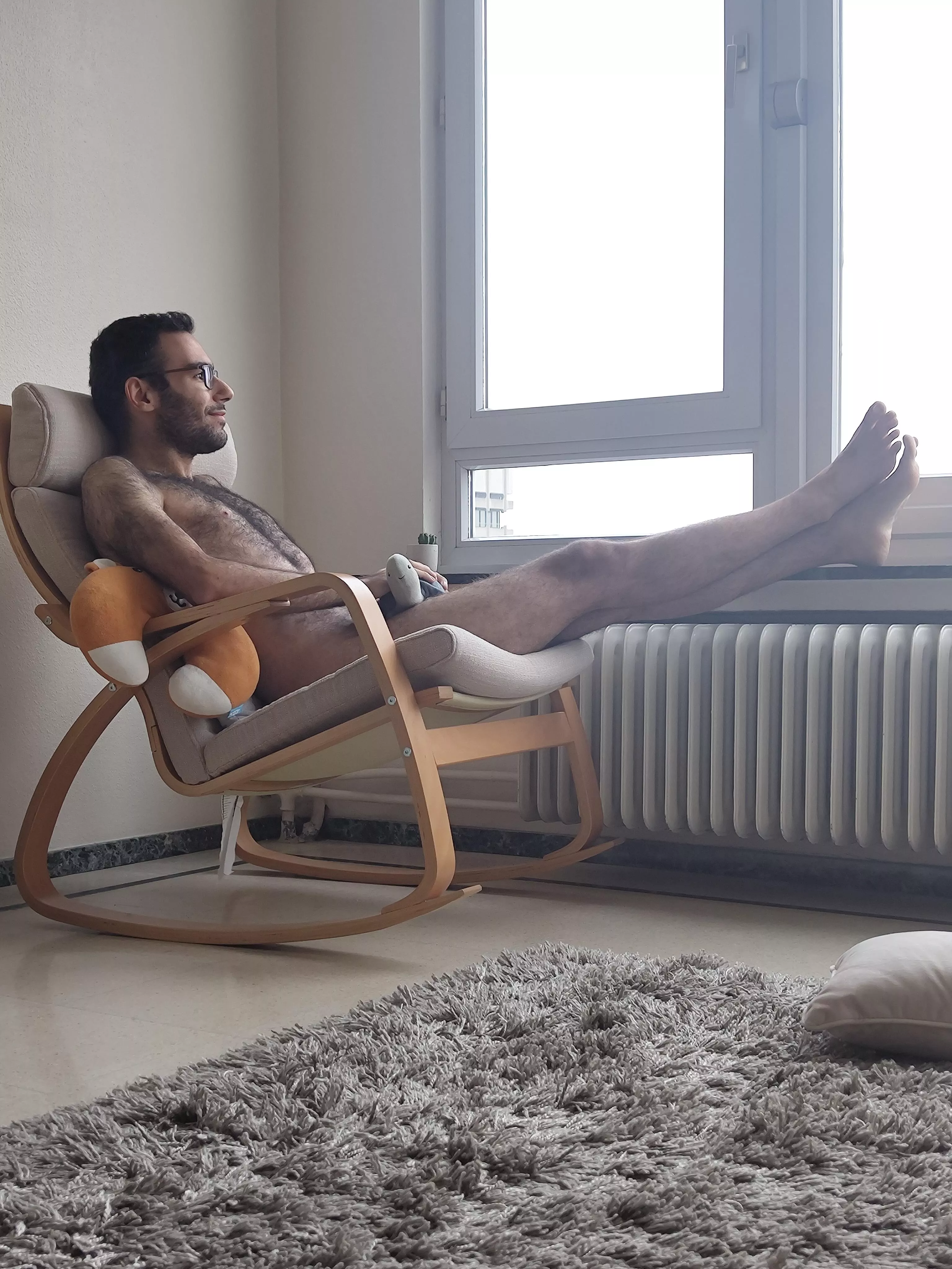 Just a quiet afternoon, enjoying the view and a rare moment of peace. Feels good to slow down, relax, and just let the world pass by for a bit. Any classy ladies out there who know how to appreciate a good chair, a good view, and good company?