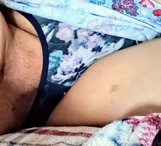 Just one, peeking out 