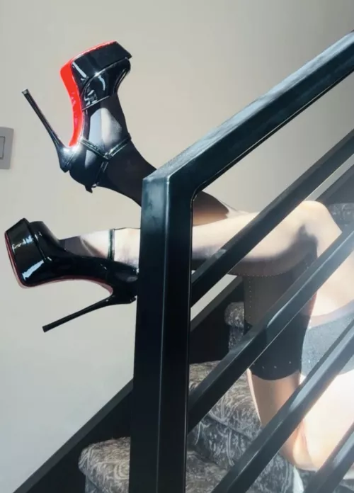 Maybe you’d agree that milf heels are best in the air…