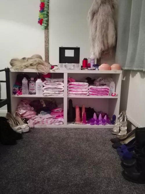 My sissy zone and collection 😊