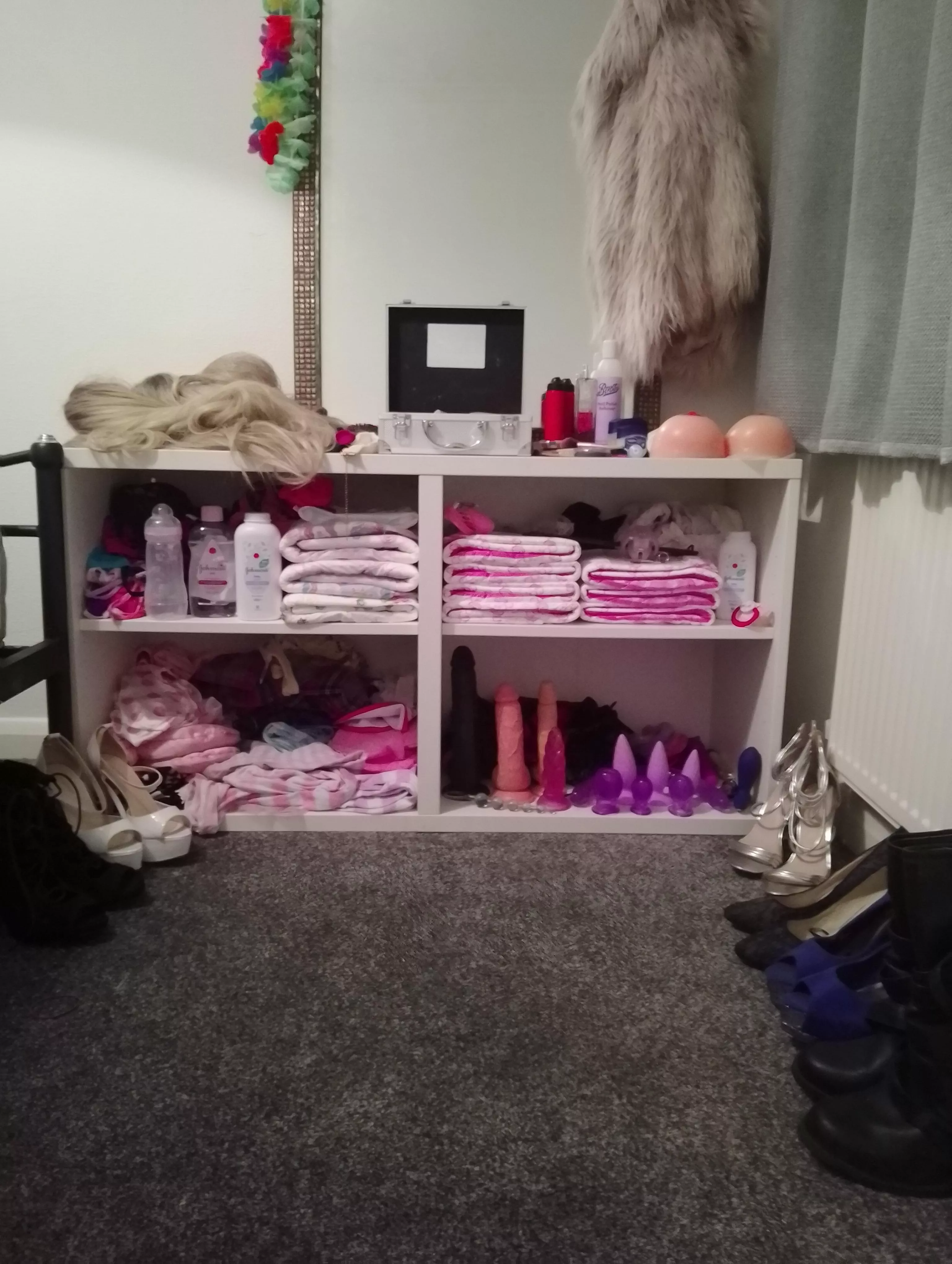 My sissy zone and collection 😊