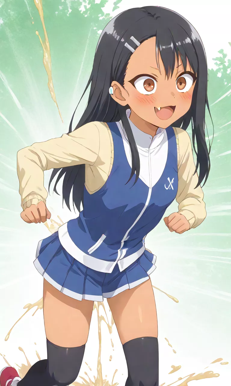 Nagatoro didn't make it to the toilet, shucks..