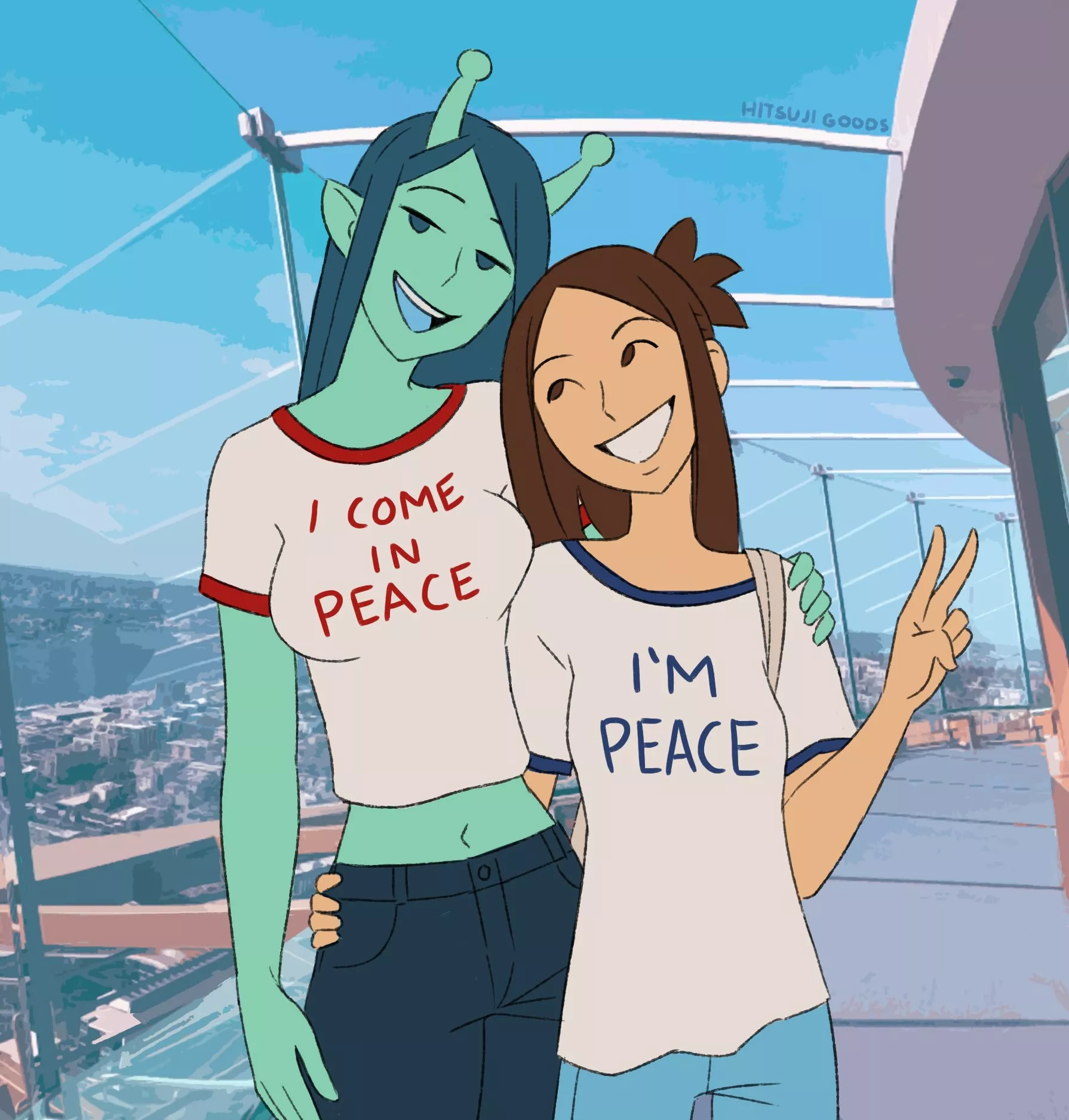 Peaceful Girlfriends (hitsujigoods)