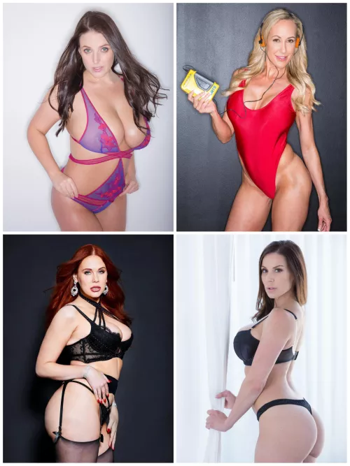 Pick your favorite MILF: [Angela White] vs [Brandi Love] vs [Maitland Ward] vs [Kendra Lust]
