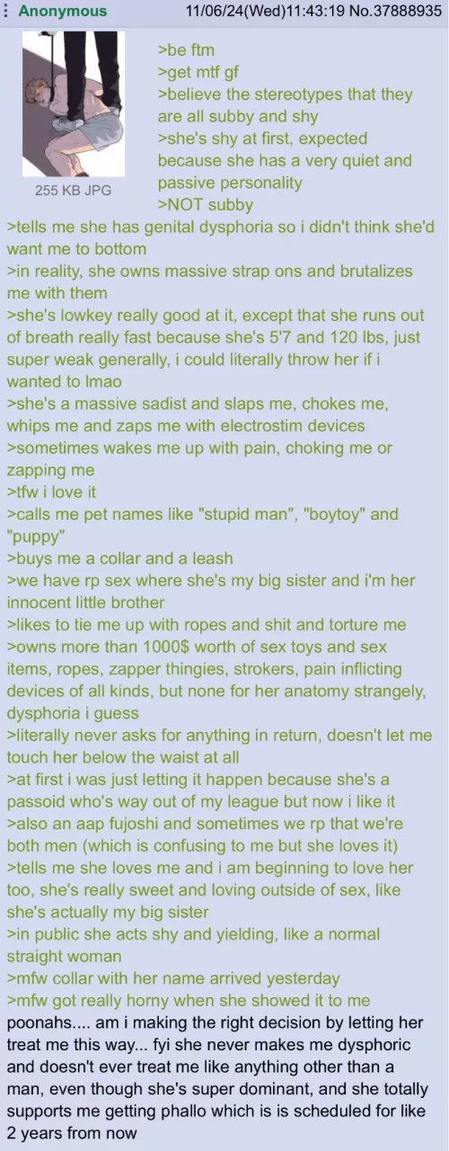 pooner gets collared (giwtwm)