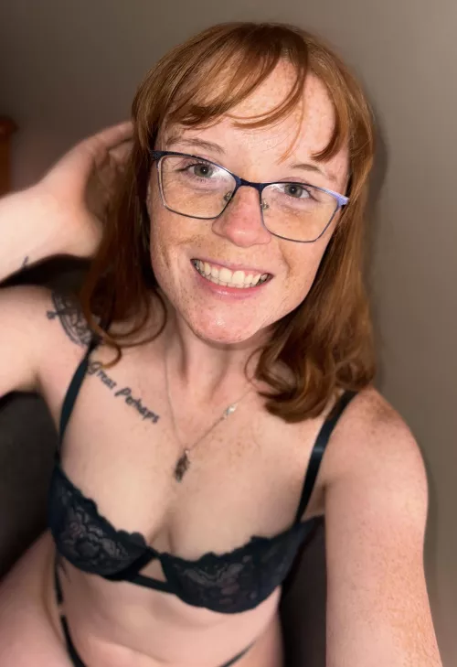 Red hair and freckles!