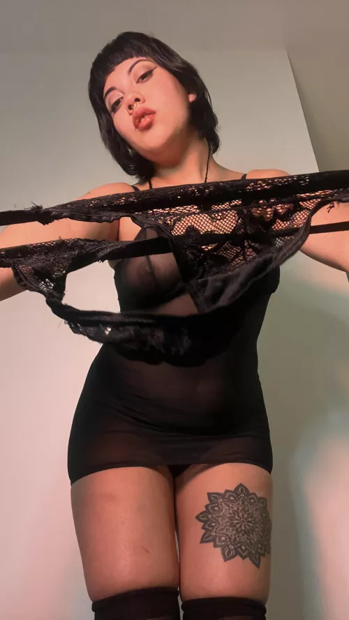 Since you have a clitty in the place your dick should be, I think I’m gonna make you wear a girly thong matching your slutty personality  
