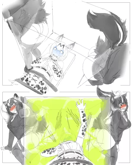 skunk girl torture :3