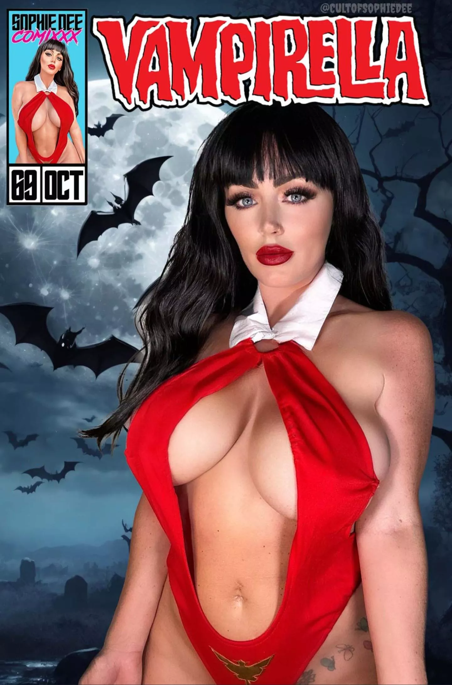 Sophie as Vampirella! 🧛🏼‍♀️ 