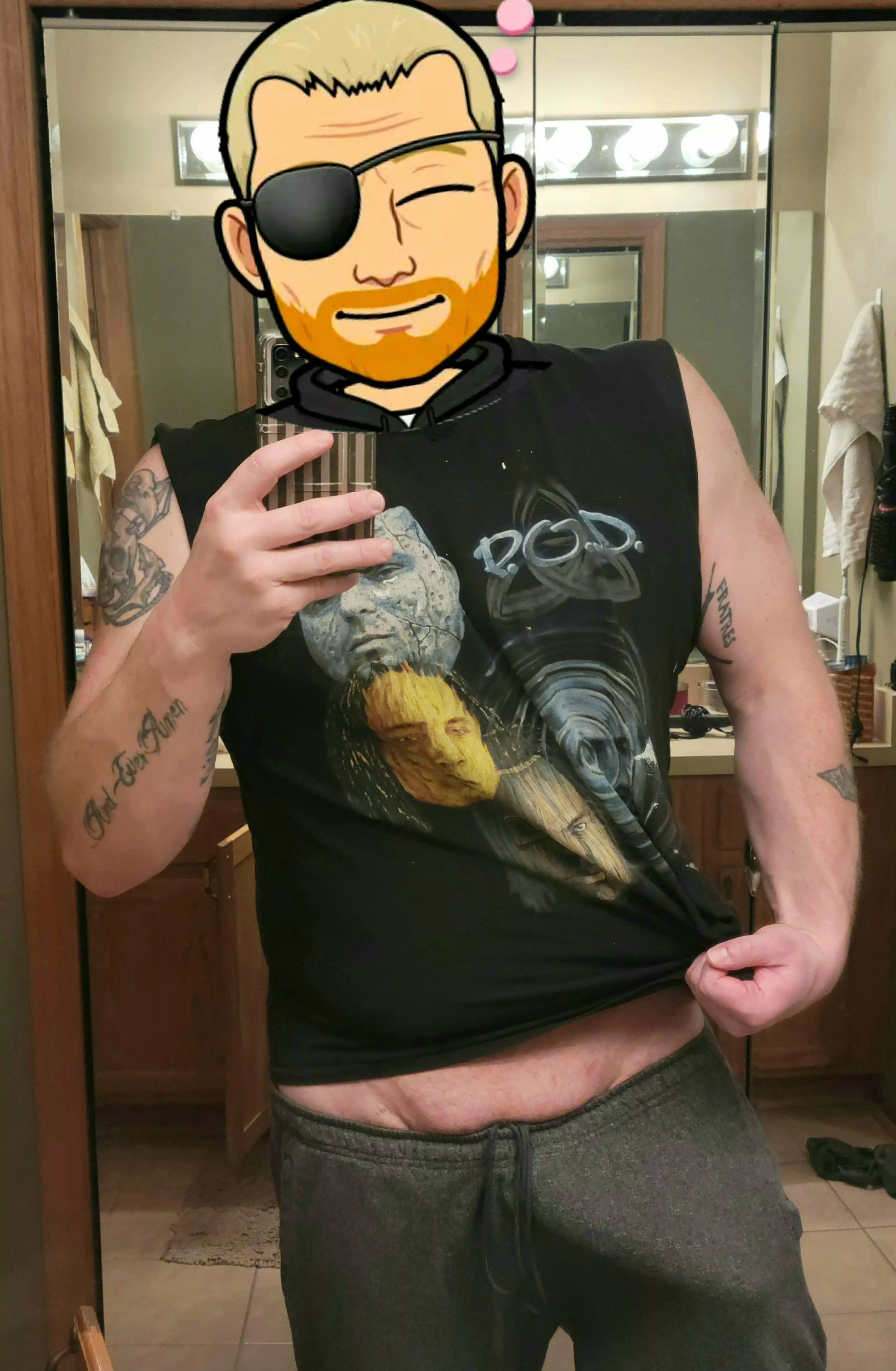 Still fit into old band shirts from high school