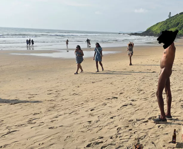 The thrill of being the only one naked on an Indian beach 