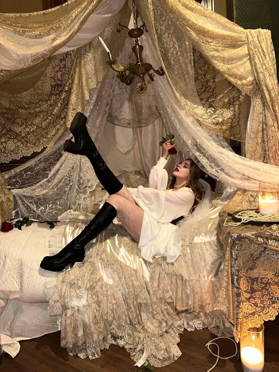 These boots should be covered in semen.  