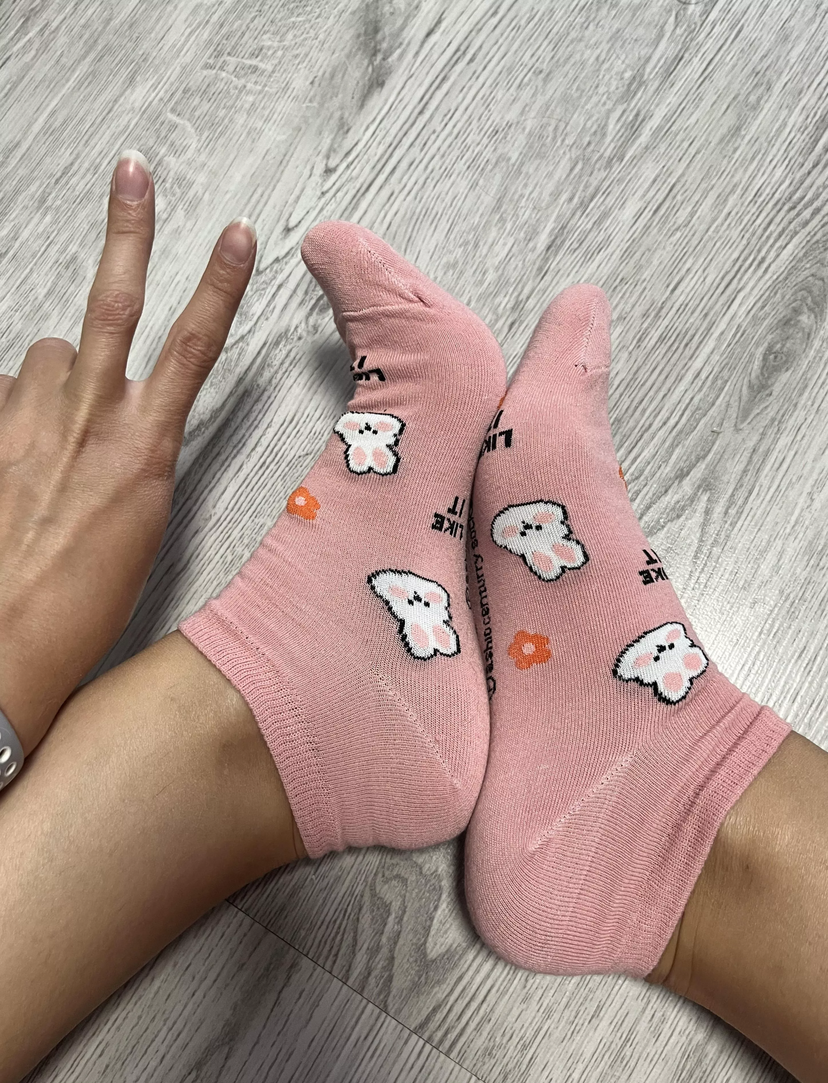 these little socks get so sweaty