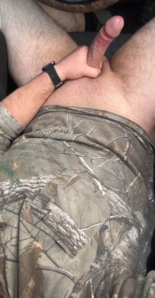 Took some PTO form work for a hunting trip, had to take a little break around lunch time (32M)